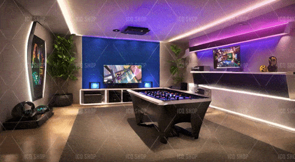 Game On: Playroom VTuber Background