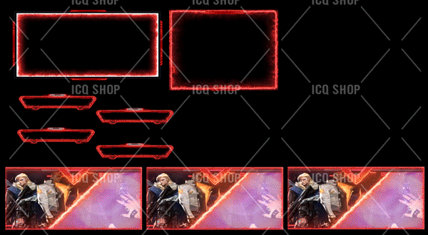 Flaming Edge Animated Overlay