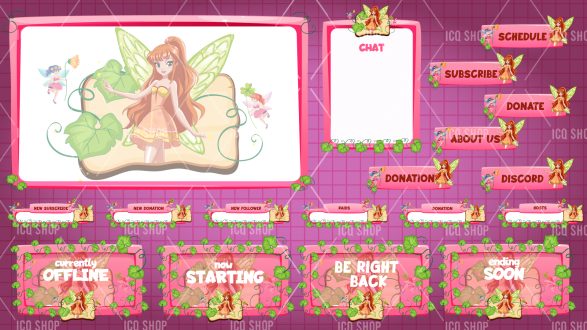 Starlight Fairy Stream Overlay