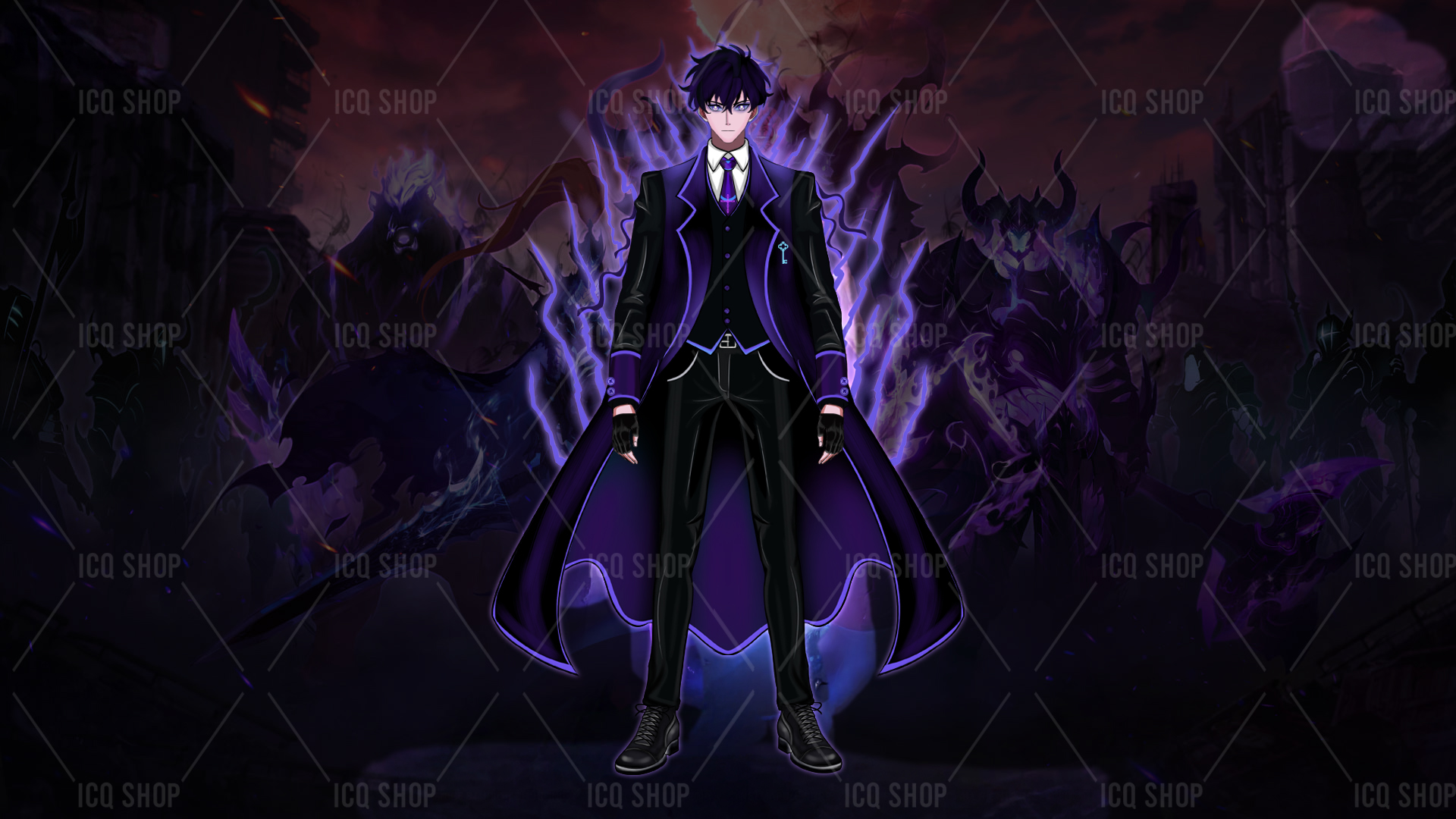 2D VTuber character Solo Leveling