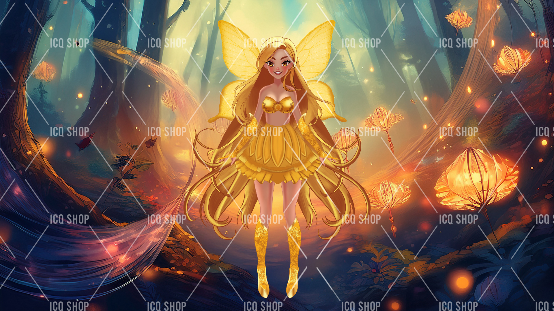 2D VTuber based on Stella from Winx Club