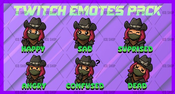 Calamity-Fortnite-Chibbi Emotes Pack of 6
