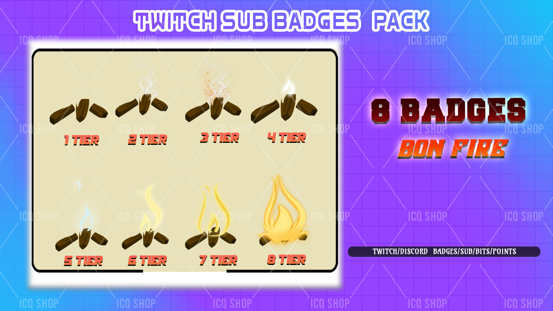 Bon-Fire Sub Badges Pack
