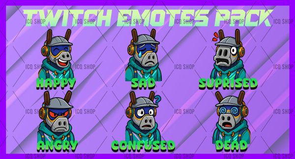 DJ Yonder-Fortnite-Chibbi Emotes Pack of 6