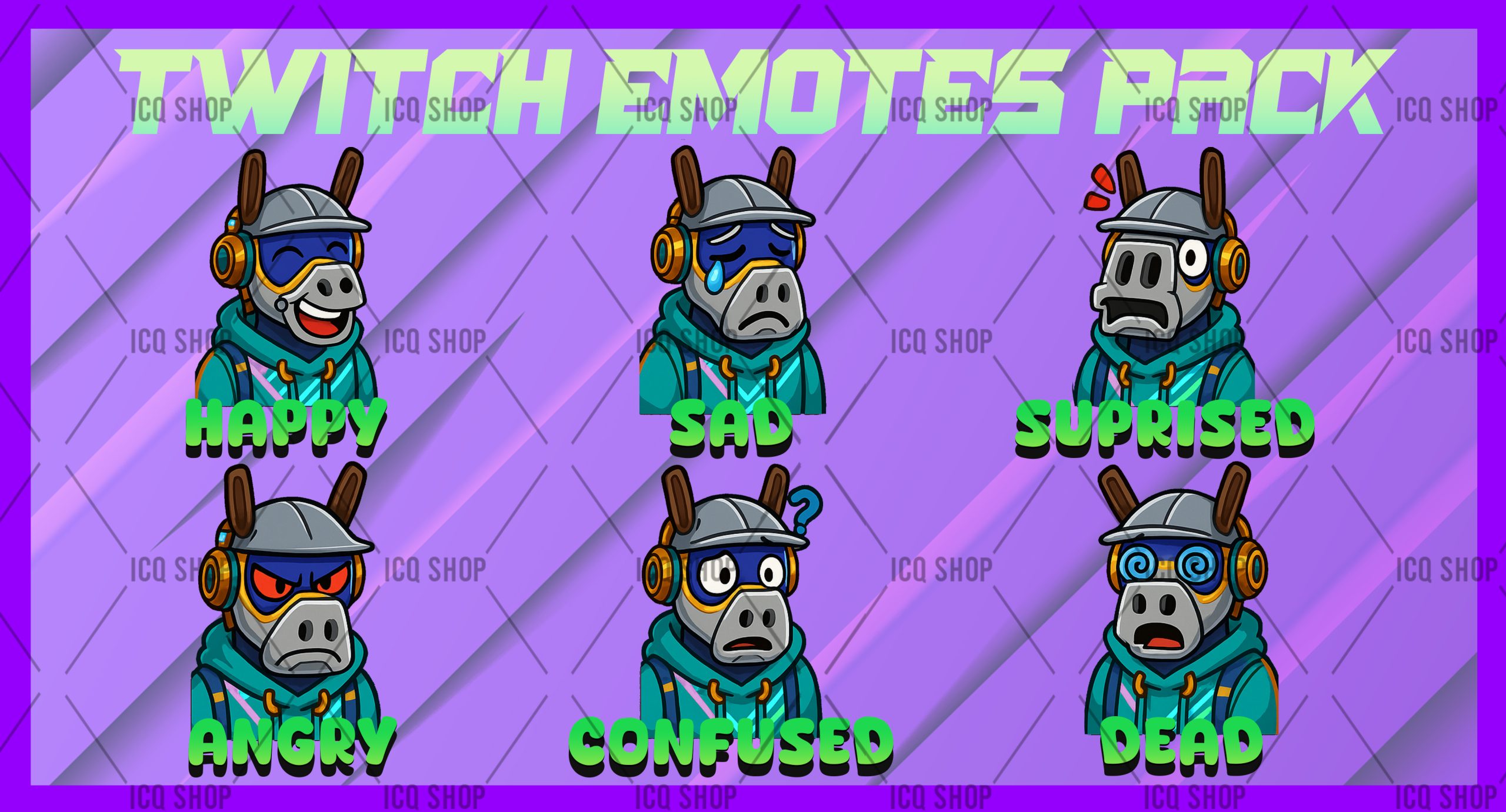 DJ Yonder-Fortnite-Chibbi Emotes Pack of 6