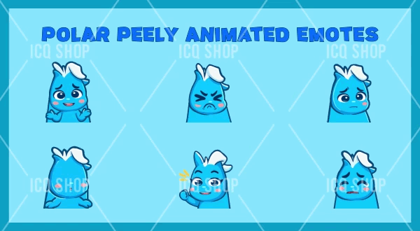 Polar Peelay-Fortnite Animated Emotes Pack of 6